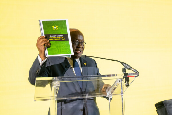 Ghana launches USD 550 billion Energy Transition and Investment Plan for achieving net-zero emissions, creating 400,000 jobs by 2060