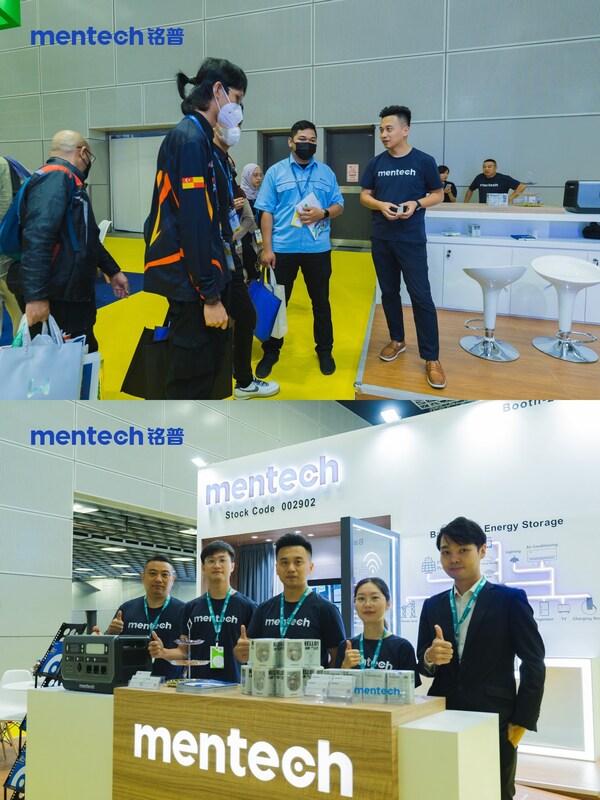 Mentech showcases photovoltaic energy storage products at Malaysia's International Greentech & Eco Products Exhibition and Conference (IGEM)