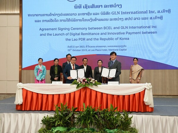 GLN Signed an Agreement with BCEL to Activate Overseas Remittance Service for Laotian Residents in Korea